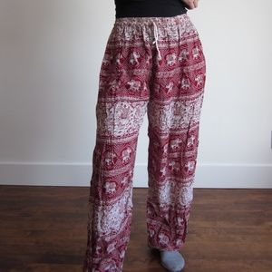 Boho Pants - Indian Style with elephants